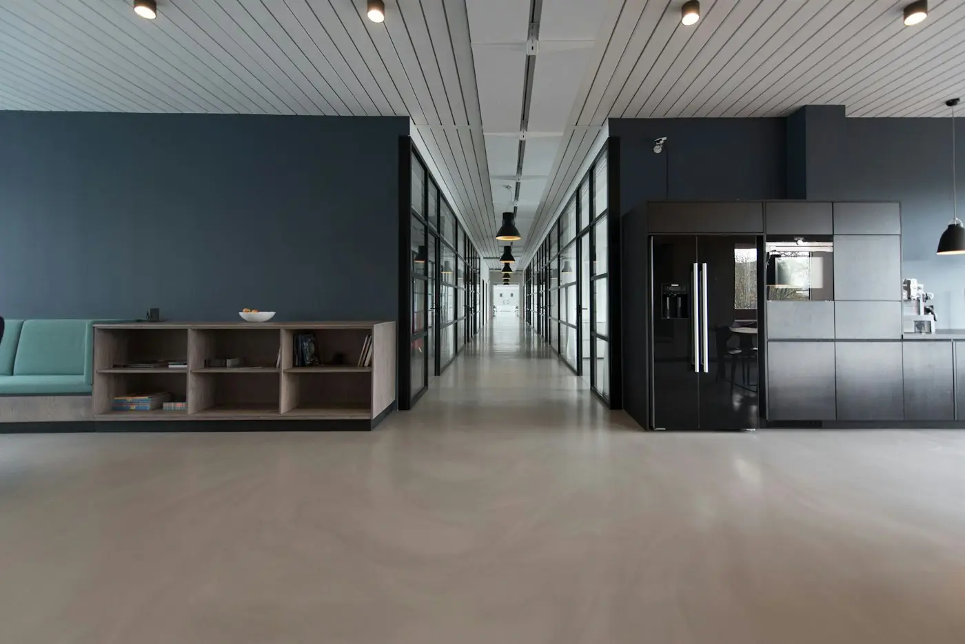 An office ready for the working day